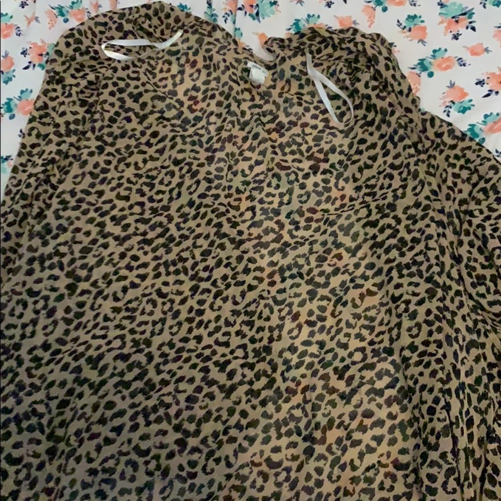 Aerie leopard kimono